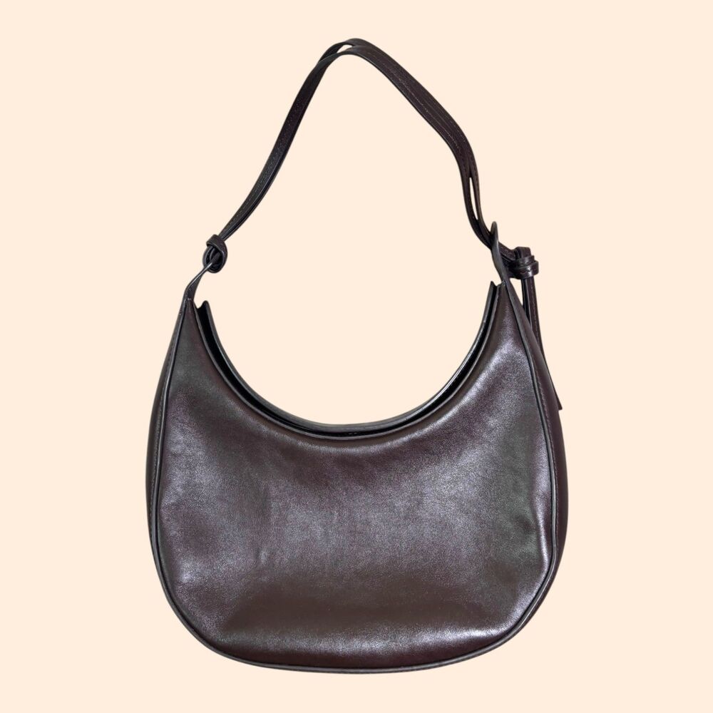 Reformation Medium Rosetta Shoulder Bag Tobacco